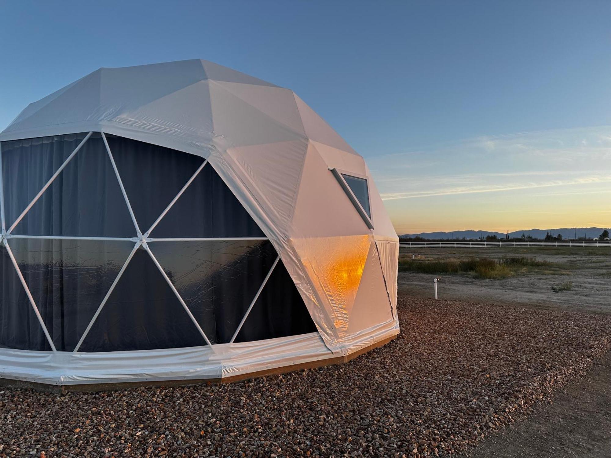 Nude Glamping Dome Villa Willcox Exterior photo